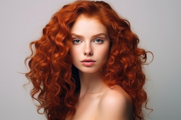 Ritratto di una ragazza dai capelli rossi