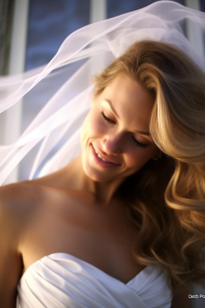 Ritratto di una splendida sposa