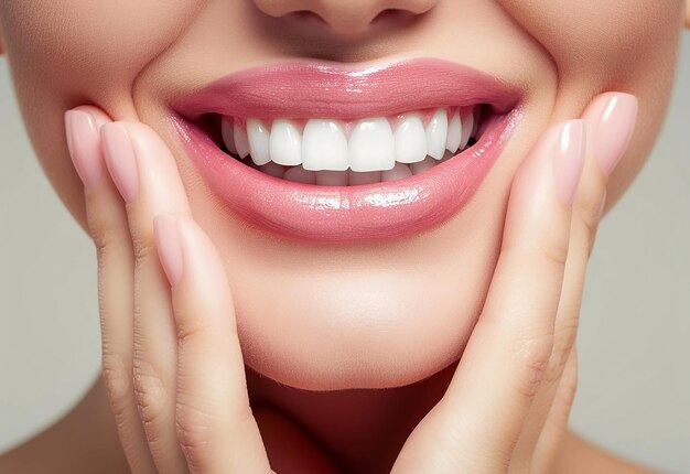 Ritratto fotografico di un dentista con un bel sorriso bianco e denti bianchi