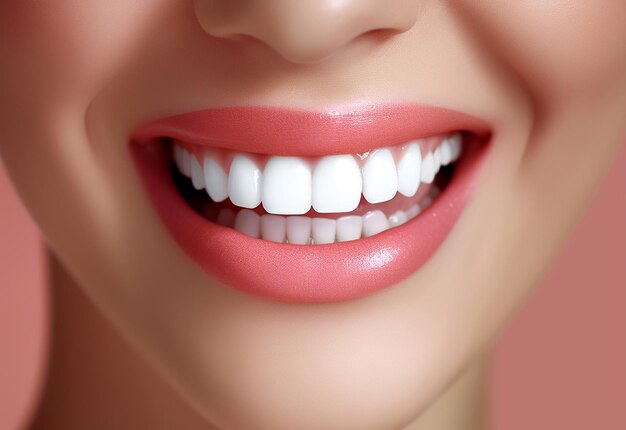 Ritratto fotografico di un dentista con un bel sorriso bianco e denti bianchi