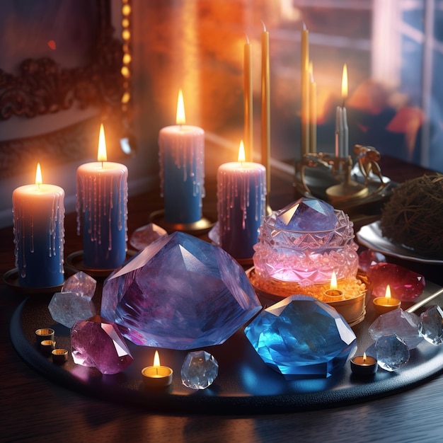rituale spirituale di guarigione con i cristalli