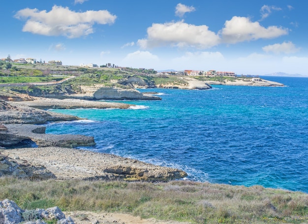 Riva di Porto Torres in una giornata estiva