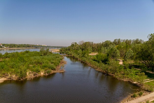 river Wisla Warsaw Poland