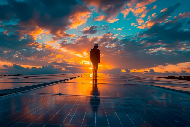 Rivoluzione dell'energia verde: sfruttare la potenza dei pannelli solari per case e industrie ecologiche