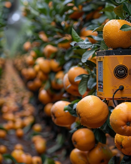 Robot agricoli che potano autonomamente la carta da parati