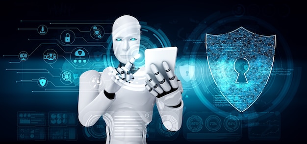 Robot AI menggunakan keamanan siber untuk melindungi privasi informasi