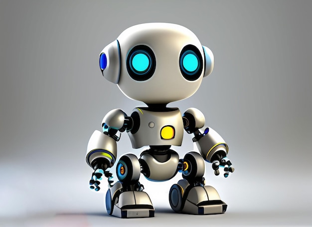 Robot bambino 3D rosso