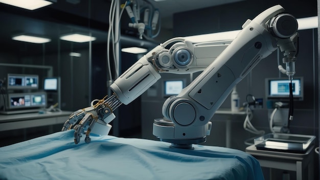Robot chirurgici in una sala operatoria
