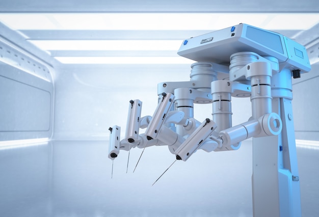 Robot chirurgico in sala operatoria