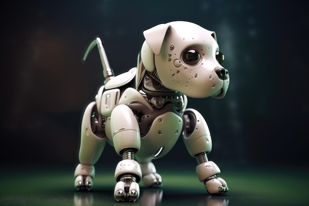 Robot dog AI generato