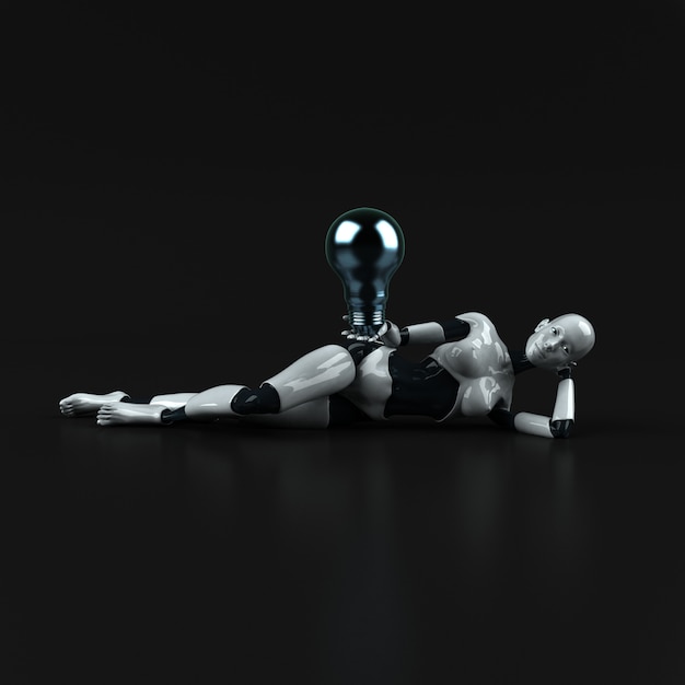 Robot - Illustrazione 3D