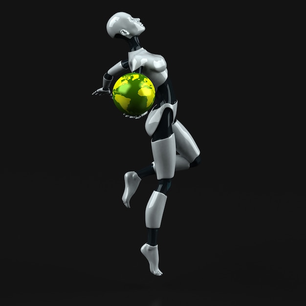 Robot - Illustrazione 3D