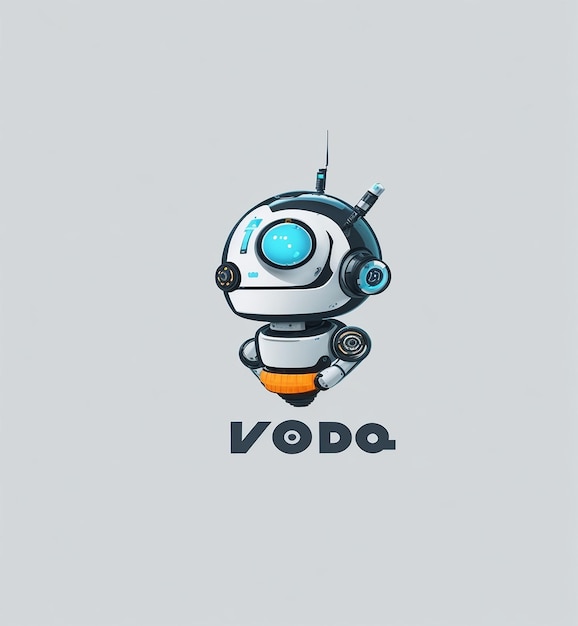 robot_logo_showcases_un_robot_amichevole_e_fantasioso_con_un_robot