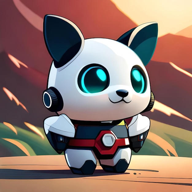 robot mecha panda