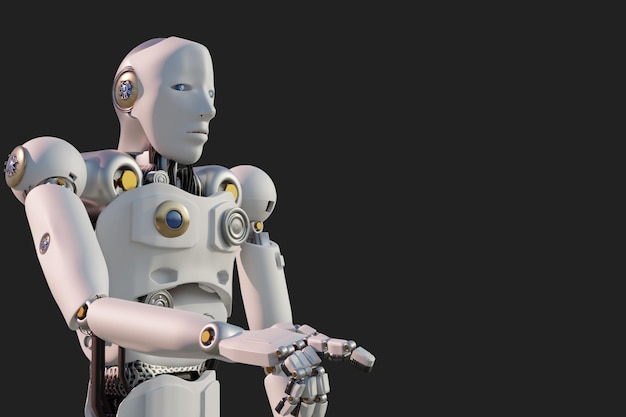 Robot metaverse VR avatar reality game virtual reality of people blockchain technology