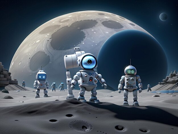 Robot sulla luna