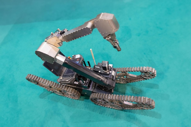 Robotic arm performing a task