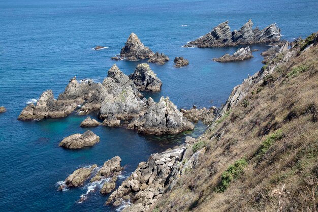 Rocce a Costa Xuncos, Loiba, Galizia, Spagna