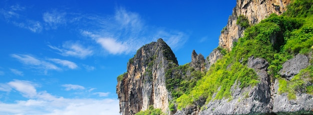 Rocce e mare a Krabi Thsiland