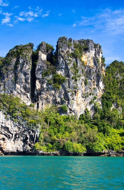 Rocce e mare a Krabi Thsiland