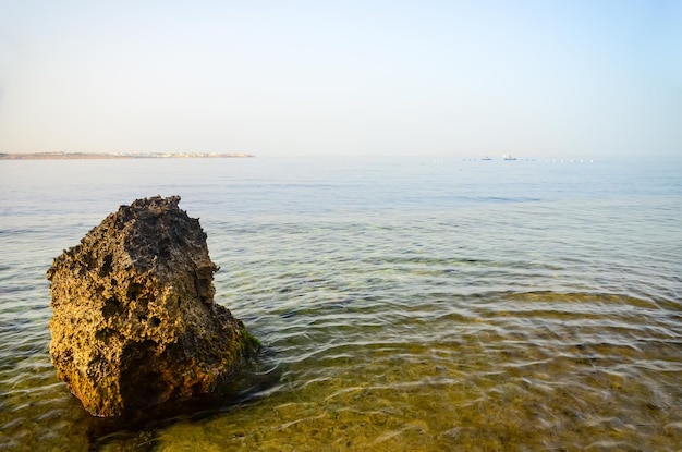 Rocce sulla riva del Mar Rosso Egitto Sharm El Sheikh