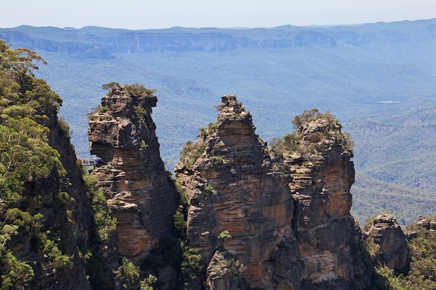 Rocce tre sorelle, parco nazionale delle montagne blu, Australia