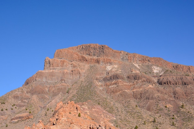 Roccia basaltica secca di lava