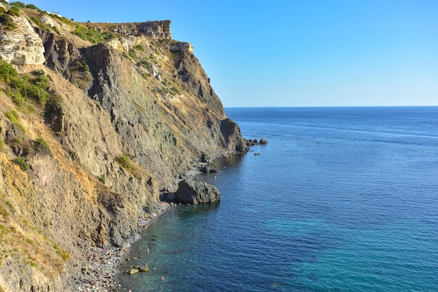 roccia dal mare, roccia dal mare, estate mar nero