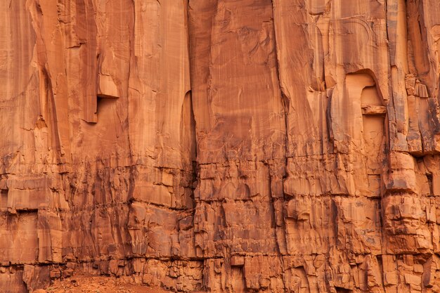 Roccia della Monument Valley, lato di una montagna