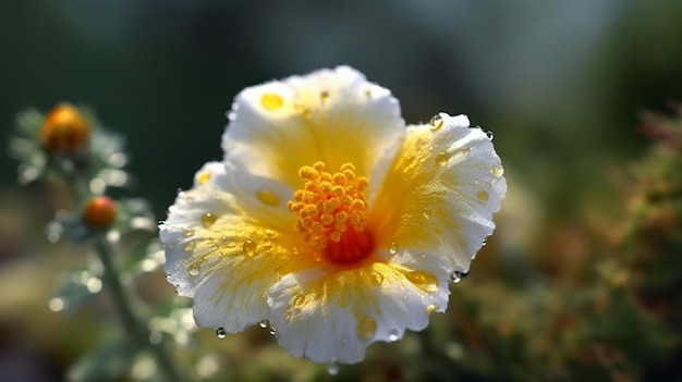 Rock Rose Flower Splendidamente fiorito AI generativa