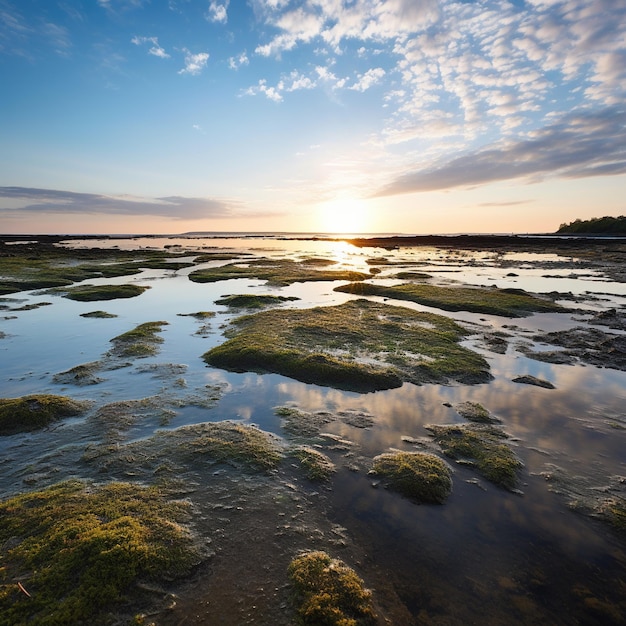 Rocky Seashore al tramonto