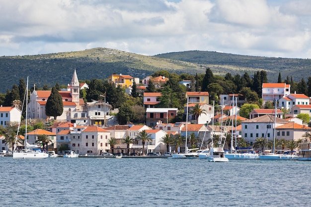 Rogoznica Croazia vista dal mare