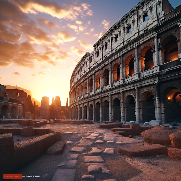 Roma e il Colosseo