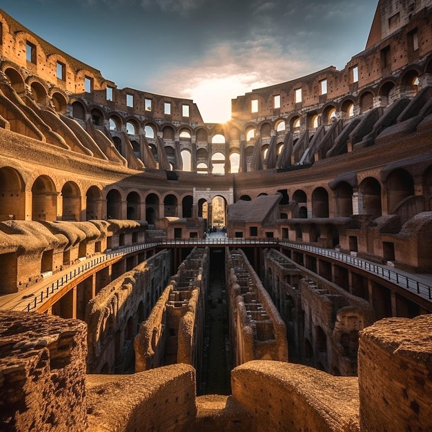 Roma e il Colosseo