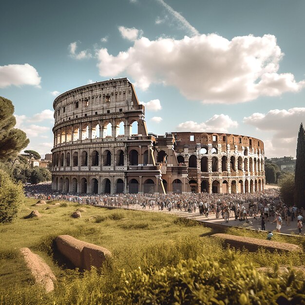 Roma e il Colosseo