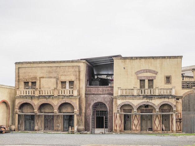 Roma, Italia, 26 2022 novembre: Ricostruzione dell'antica Roma per la serie HBO Roma negli studi di Cinecittà.