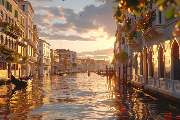 Romantiche giostre in gondola lungo i pittoreschi canali