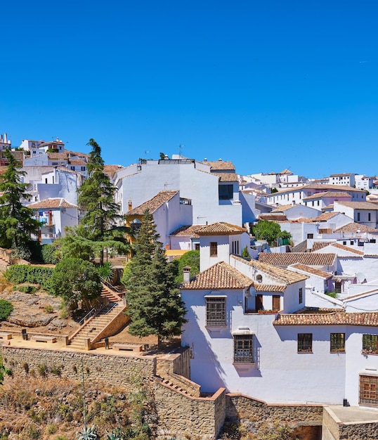 Ronda l'antica città di Ronda Andalusia La bellissima città antica di Ronda Andalusia Spagna