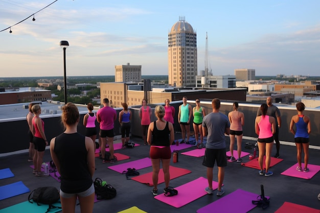 Rooftop Rhythms ritorna Fitness Girl foto urbana