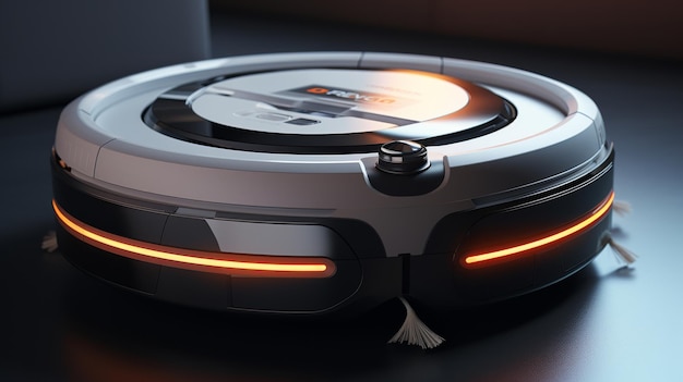 Roomba seduto sul pavimento