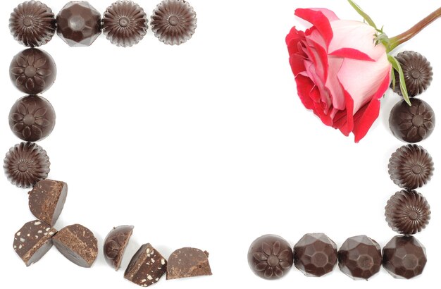 Rosa e cioccolato