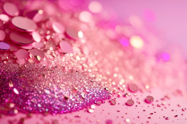 Rosa glitter background