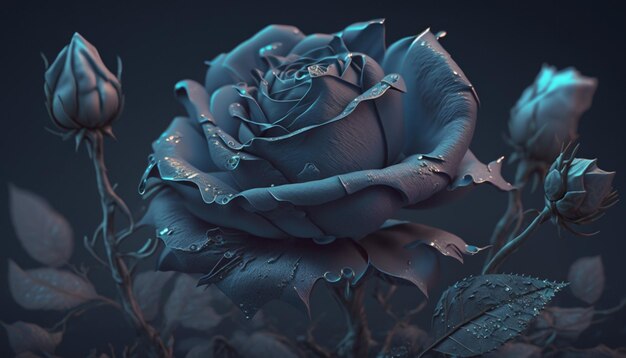 Rose blu