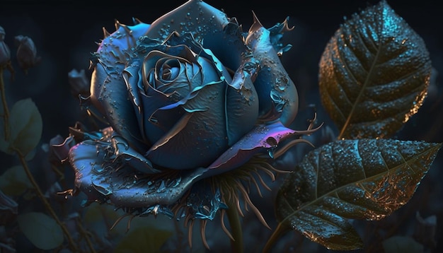 Rose blu