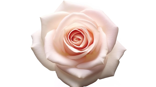 Rose Day isolato su sfondo bianco Generative ai