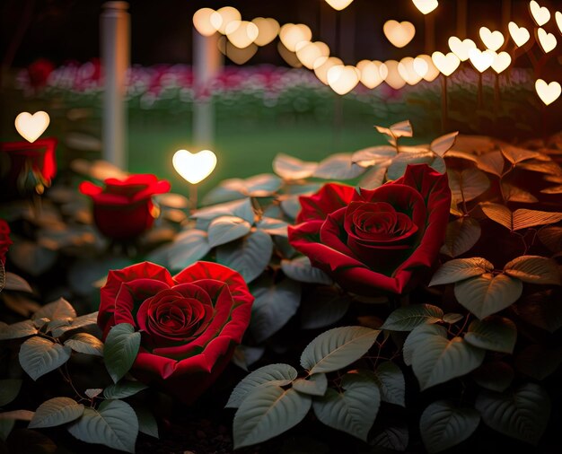 rose e un regalo in un vaso su uno sfondo di legno san valentino sfondo anniversario bella bellezza