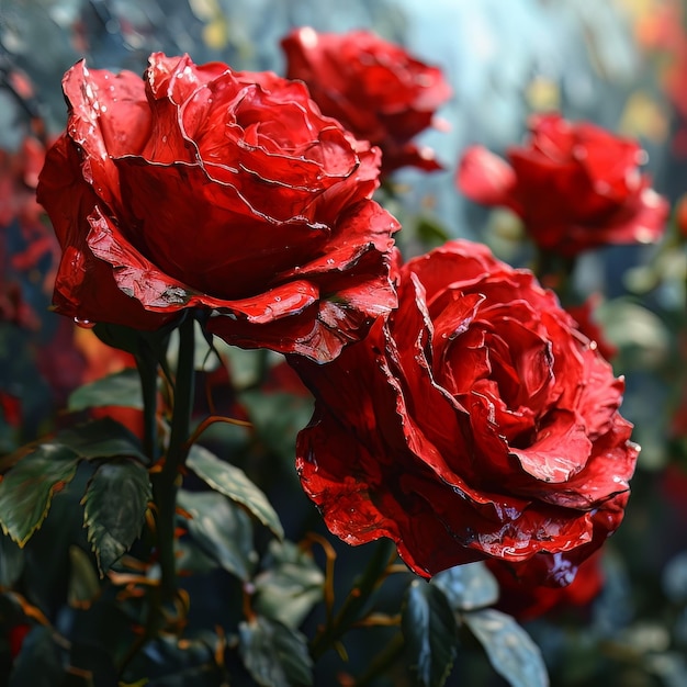 Rose radianti il giorno di San Valentino