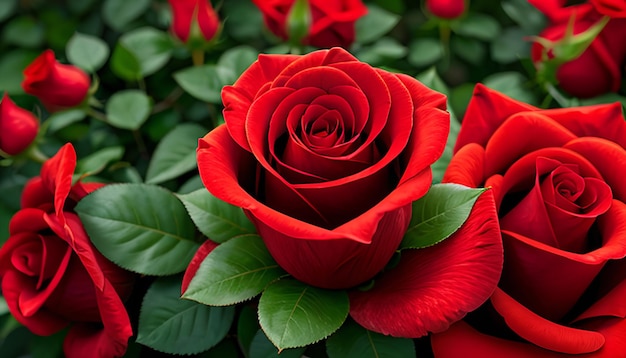 Rose rosse Bellissime immagini di rose rosse