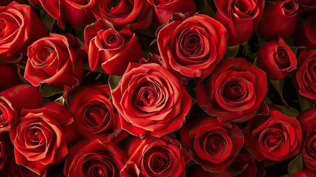 Rose rosse IA generativa