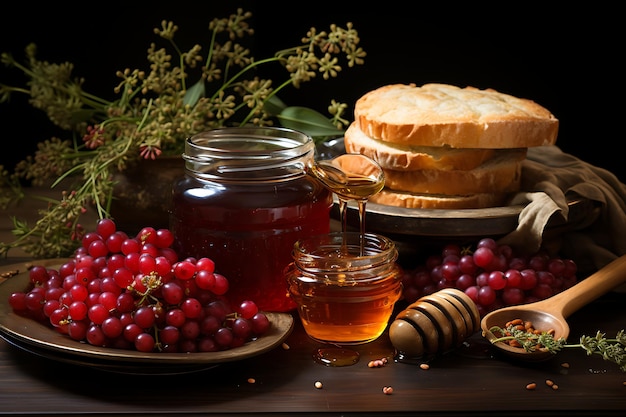 Rosh Hashana miele melograno e mela